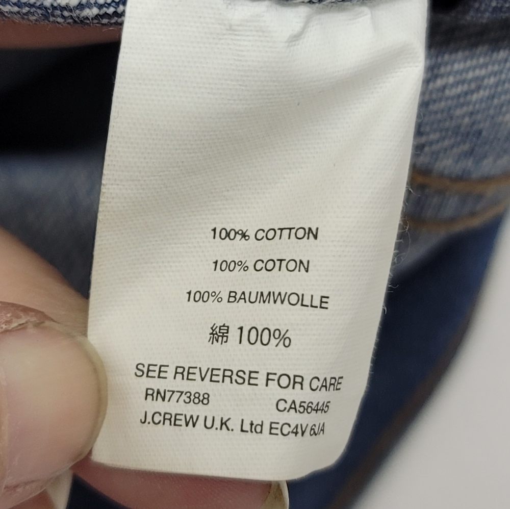 J. Crew Classic Indigo Denim Jean Jacket - Women's Size XS - Picture 8 of 12